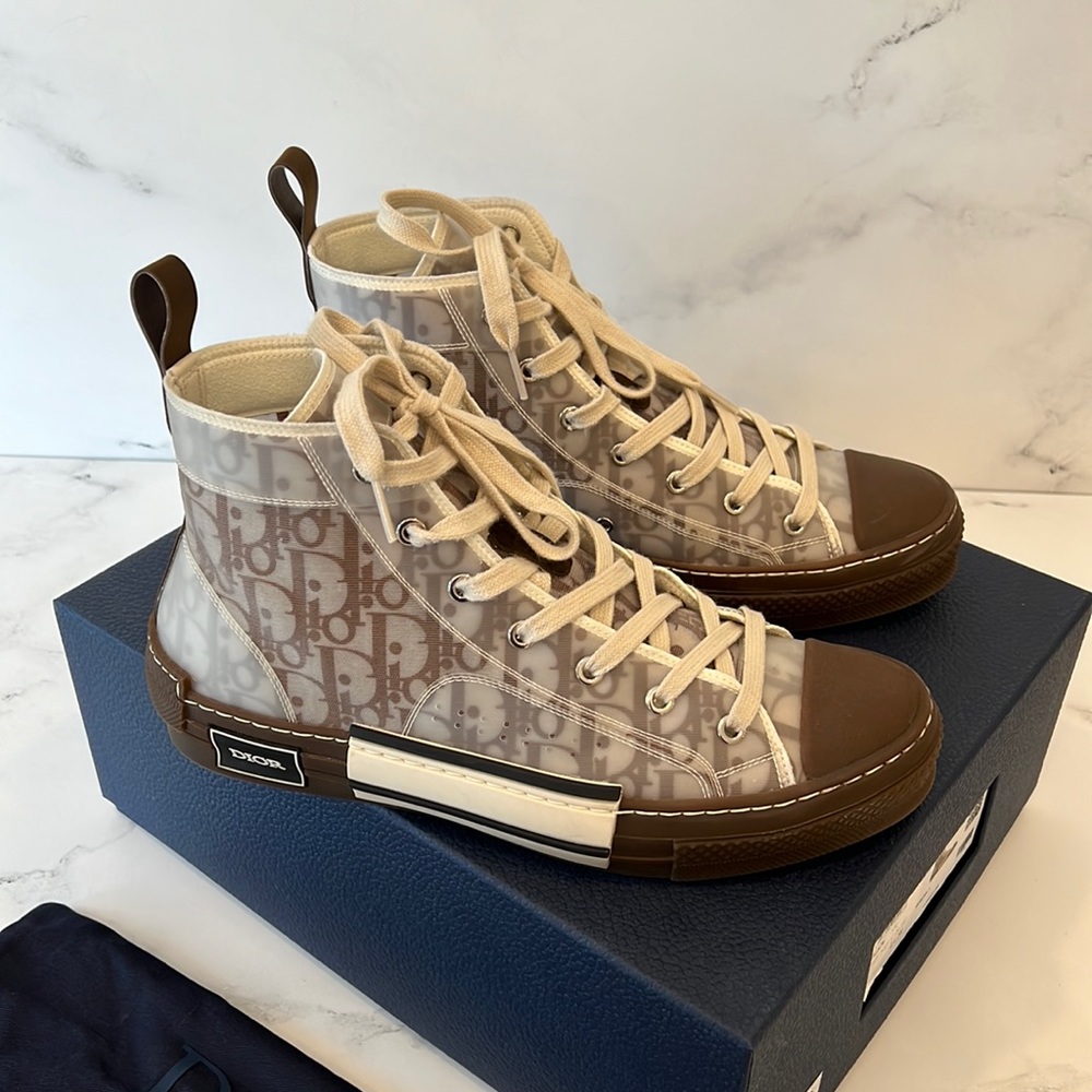 CHRISTIAN DIOR B23 OBLIQUE HIGHTOP